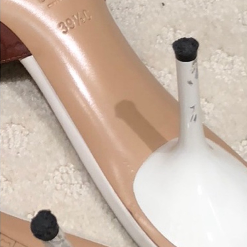 GUCCI peeptoe Guccissima mule w/ horse bit detail - Picture 9 of 10